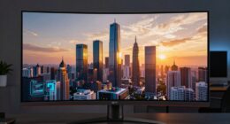 large ultra wide monitor