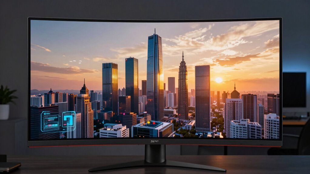 large ultra wide monitor