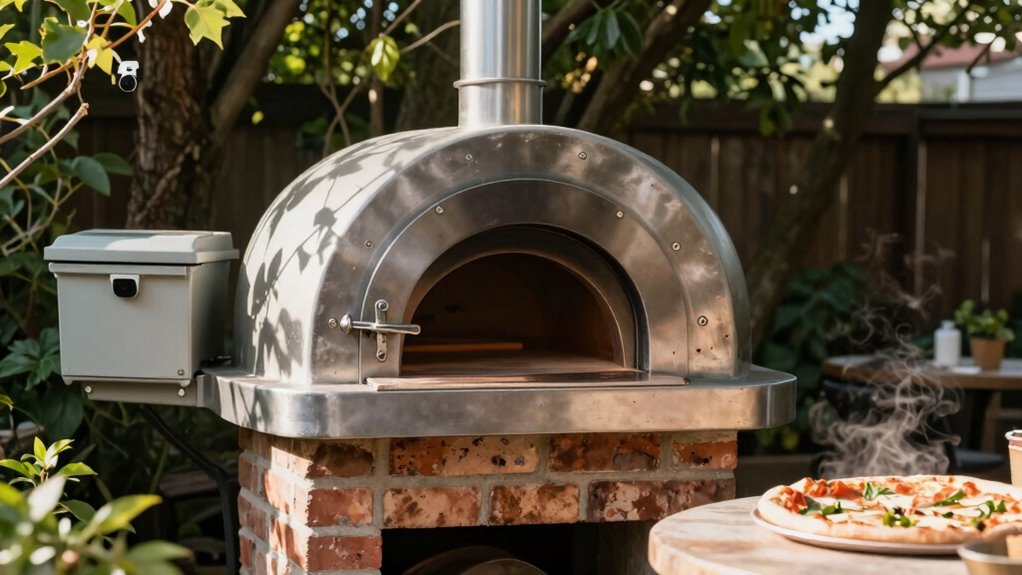 outdoor oven safety and security
