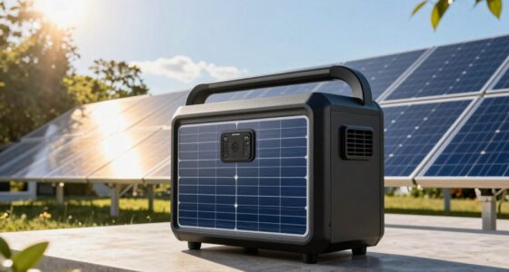 portable solar generator security