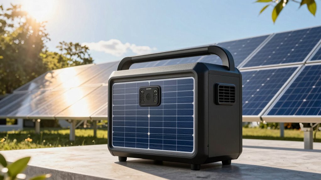 portable solar generator security