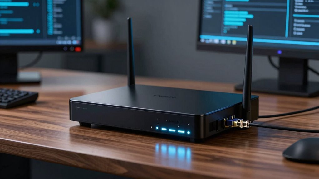 premium business router security