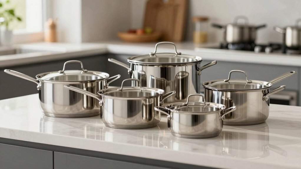 premium stainless steel cookware
