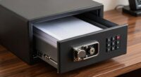 secure document drawer safe