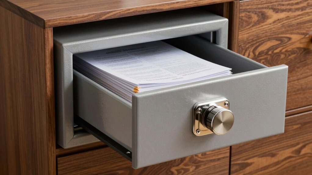 secure fireproof document storage