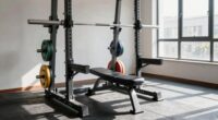 secure fitness with power rack