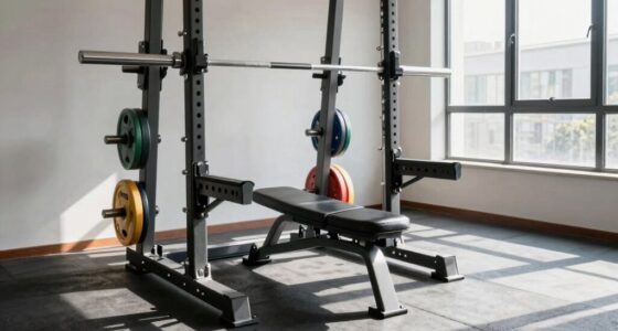 secure fitness with power rack