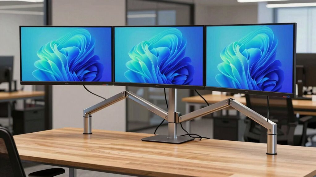 secure multi monitor setup