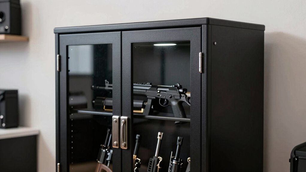 secure organized firearm storage