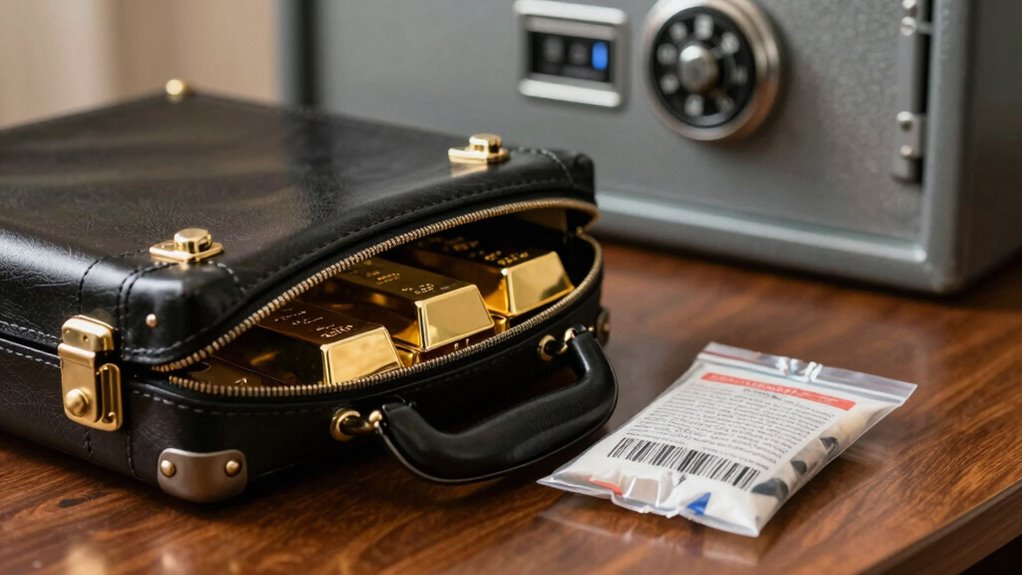 securely move gold storage
