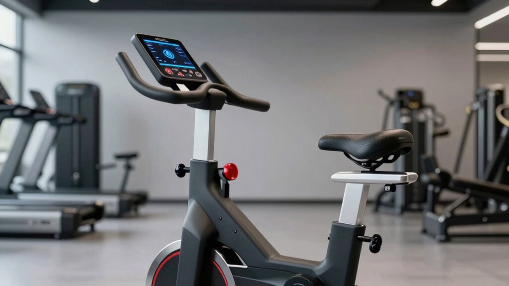smart spin bike security