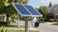 solar powered security camera