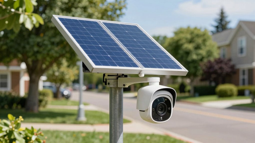 solar powered security camera