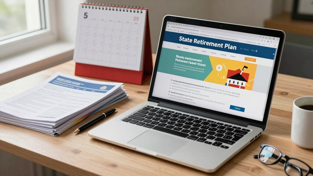 state specific retirement program details