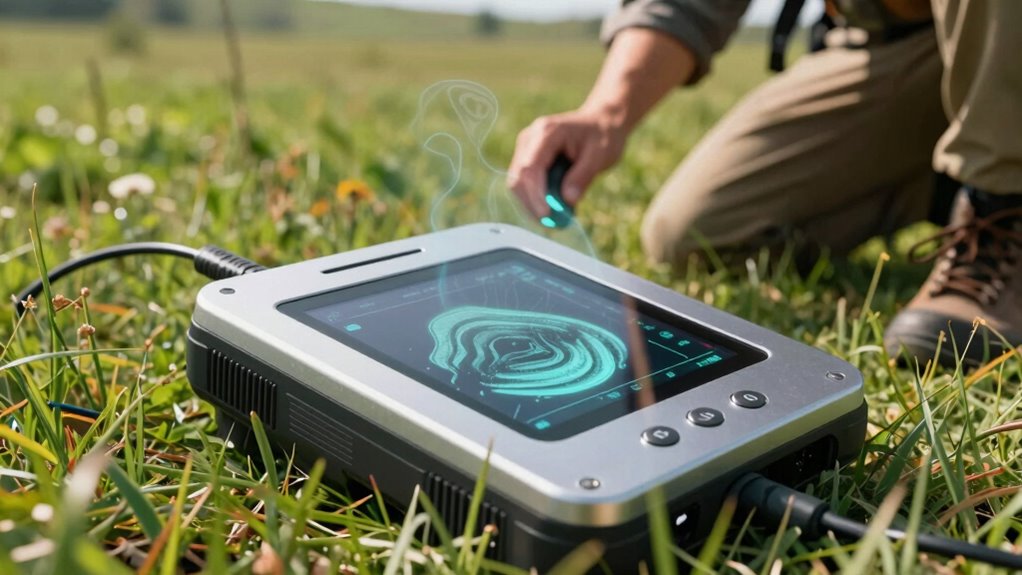 treasure hunting with radar