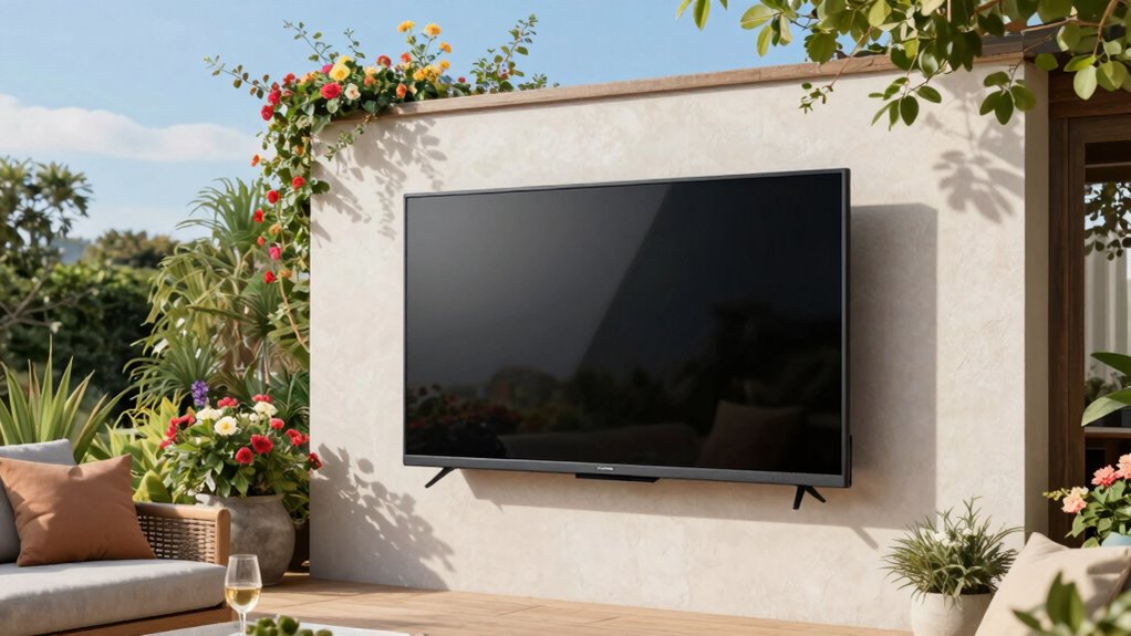 weatherproof outdoor tv security