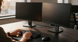 My two-part desk setup (2025)
