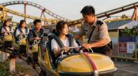 Riders rescued from roller coaster