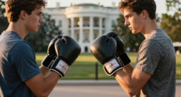 Young men are leaving Trump. Can a UFC fight at the White House get them back in the ring?