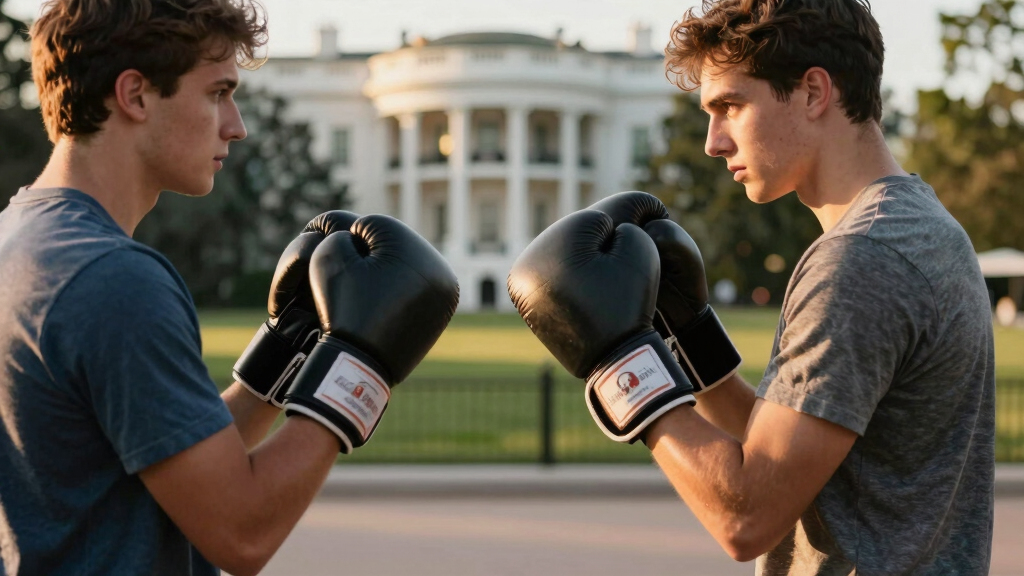 Young men are leaving Trump. Can a UFC fight at the White House get them back in the ring?